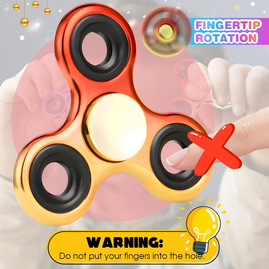 2PCS Metal Fidget Spinners – Fidget Toy for Kids & Adults