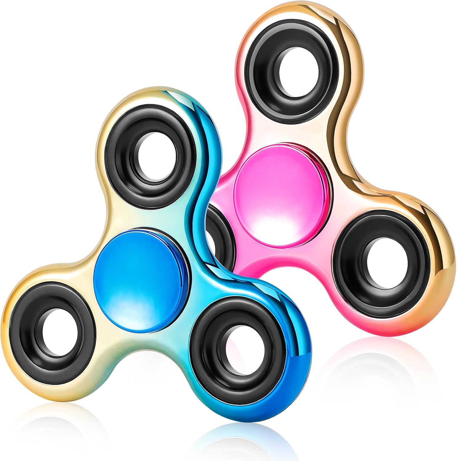 2PCS Metal Fidget Spinners – Fidget Toy for Kids & Adults