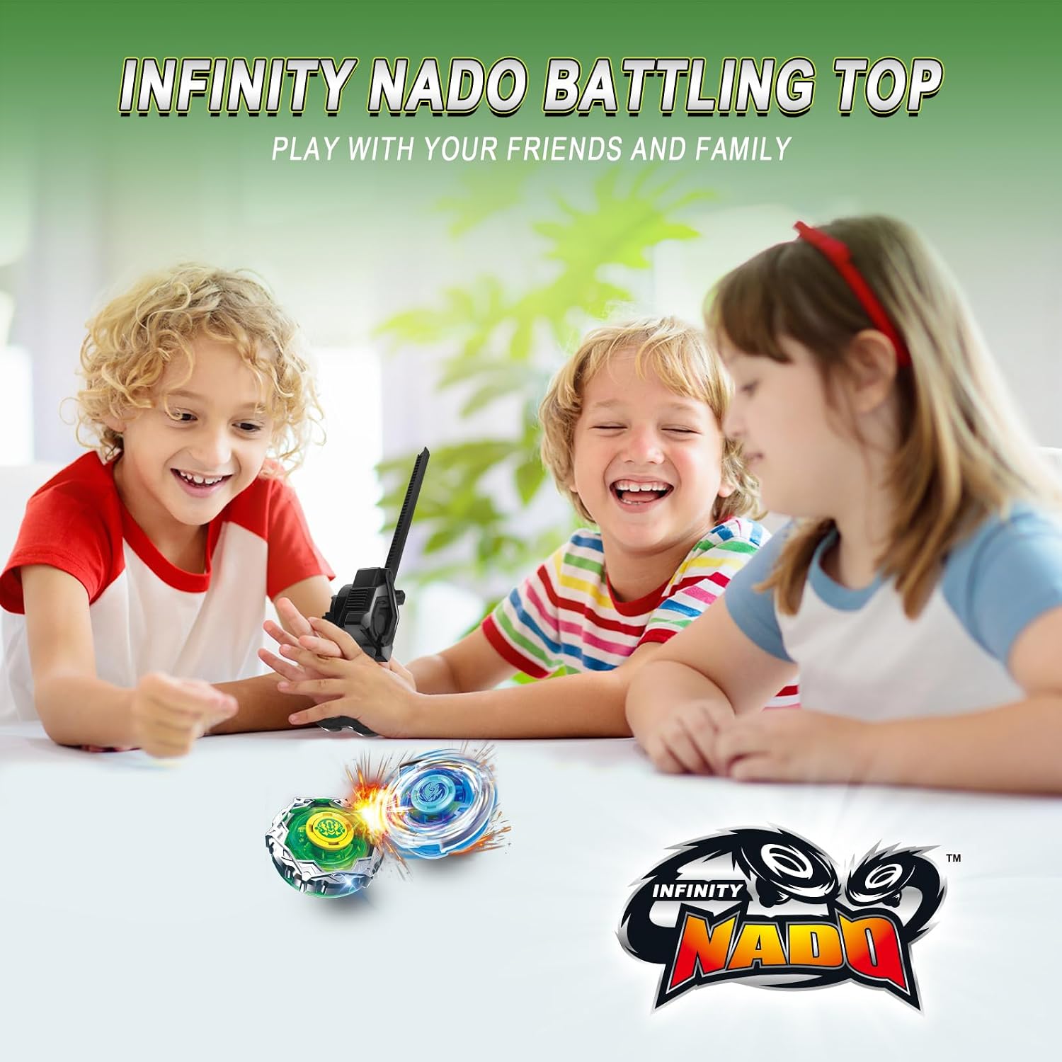 Battle Tops Toy Set – Metal Tops & Launchers